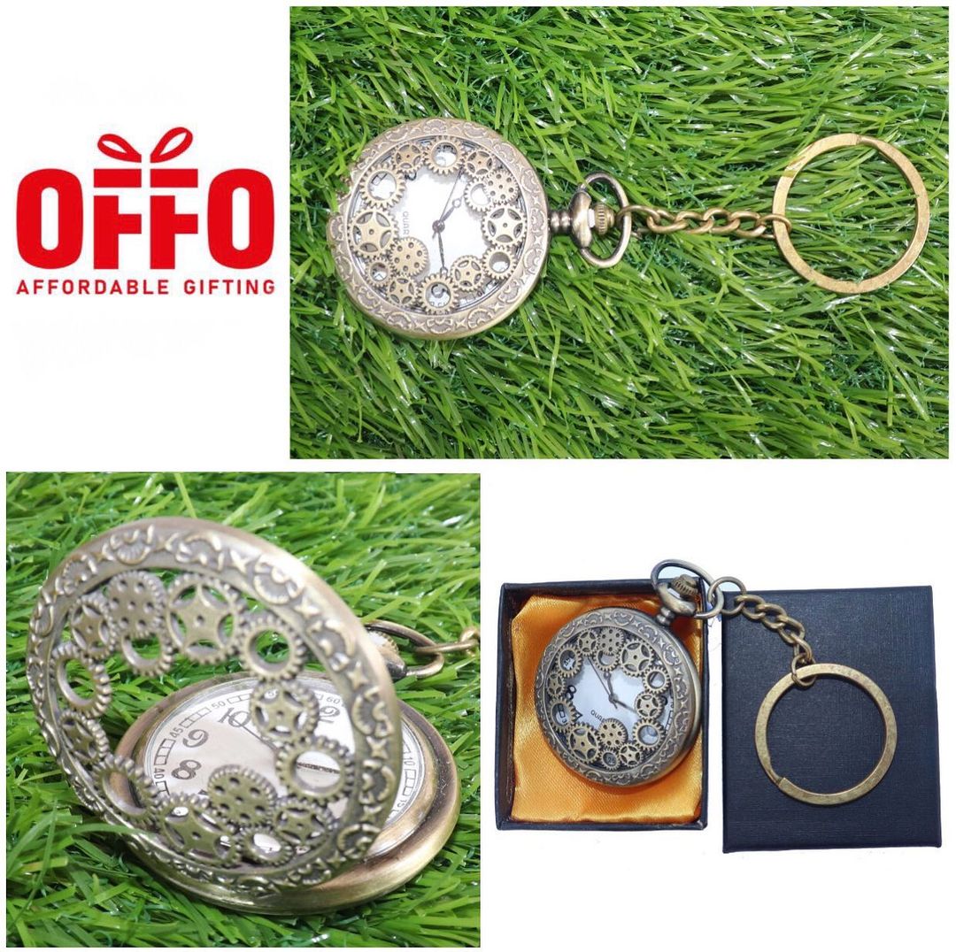 Chakra - Retro Antique Analog Pocket Watch Vintage Keychain