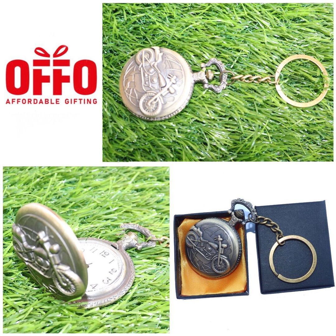 Bullet Antique Pocket Watch Vintage Keychain