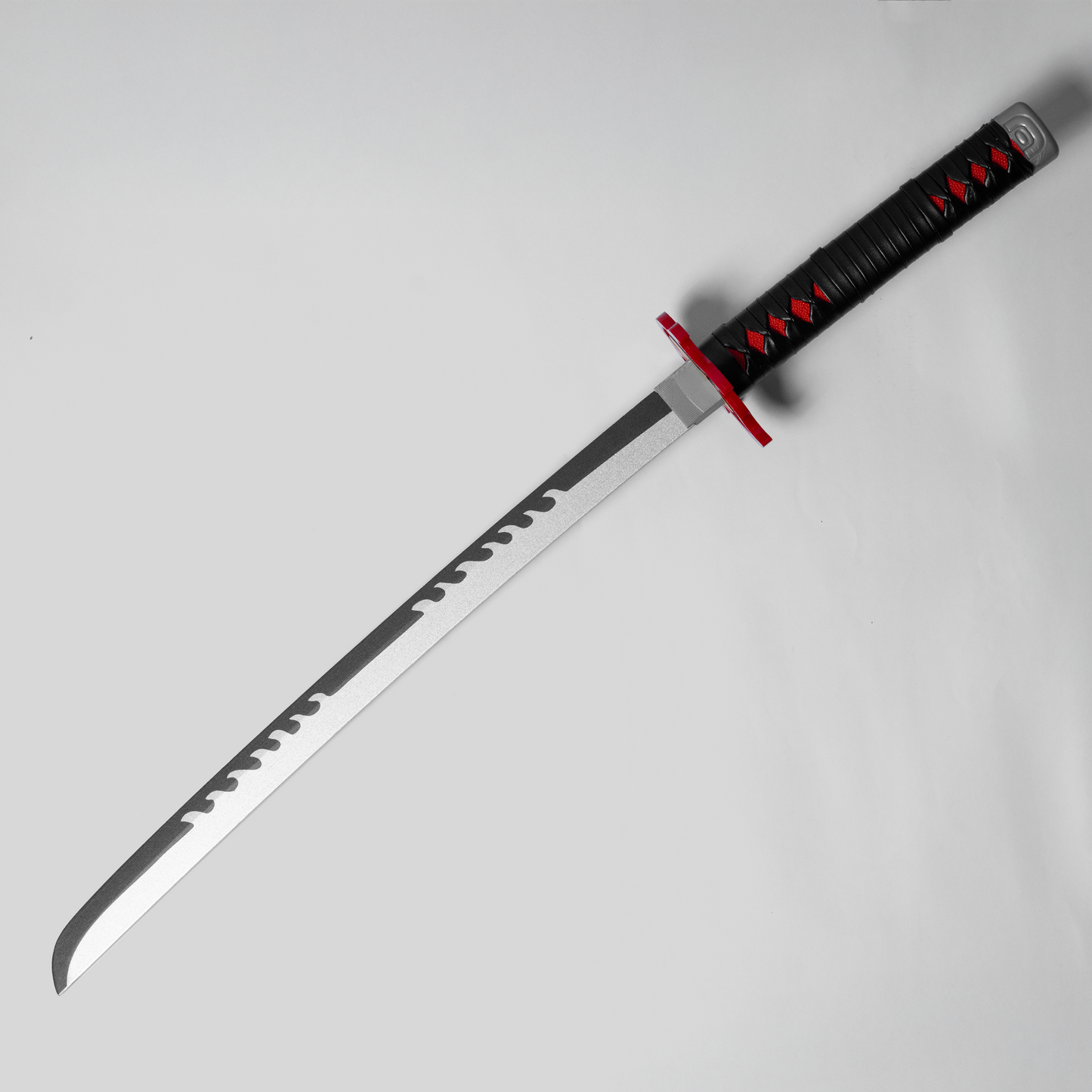 Demon Slayer Tanjiro Kamado Wooden Katana – 75cm Medium-Size Anime Sword for Cosplay, Martial Arts, Display & Training – Gift for Fans, Kids, Teens & Collectors