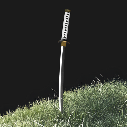 One Piece Zoro Wado Ichimonji Wooden Katana – 75cm Medium-Size Anime Sword for Cosplay, Martial Arts, Display & Training – Gift for Fans, Kids, Teens & Collectors