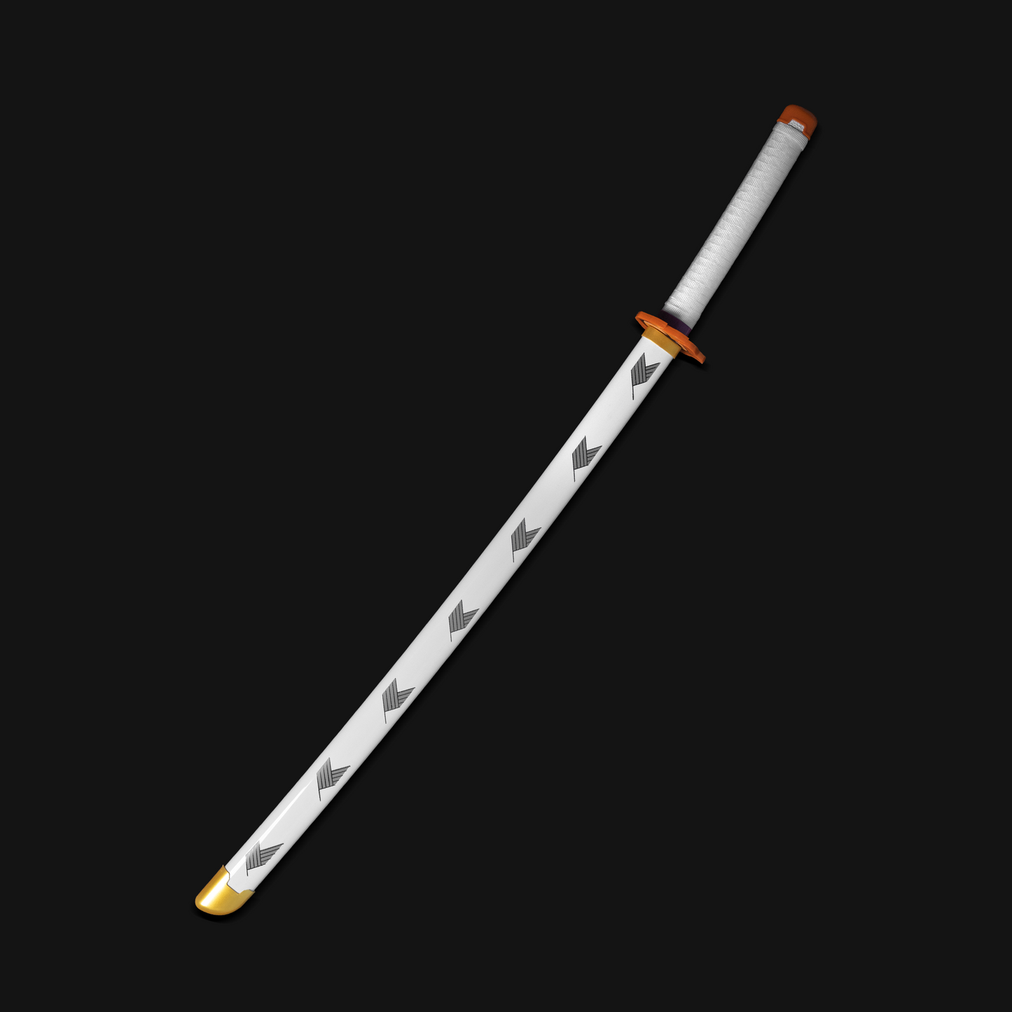 Demon Slayer Kyojuro Rengoku Neon LED Katana – 100cm Life-Size Light-Up Anime Sword for Cosplay, Display & Training | Elegant Gift for Fans, Kids, Teens & Collectors