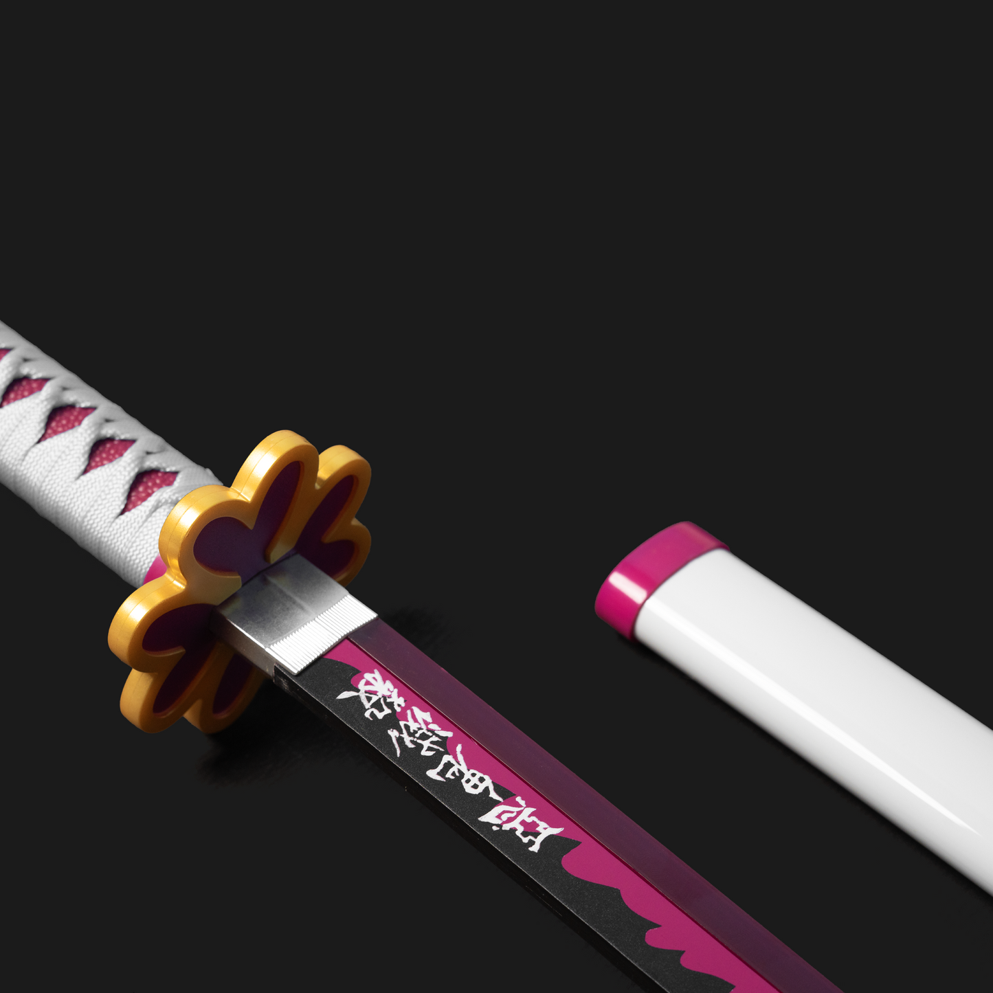 Demon Slayer Mitsuri Neon LED Katana – 100cm Life-Size Light-Up Anime Sword for Cosplay, Display & Training | Elegant Gift for Fans, Kids, Teens & Colleoctors