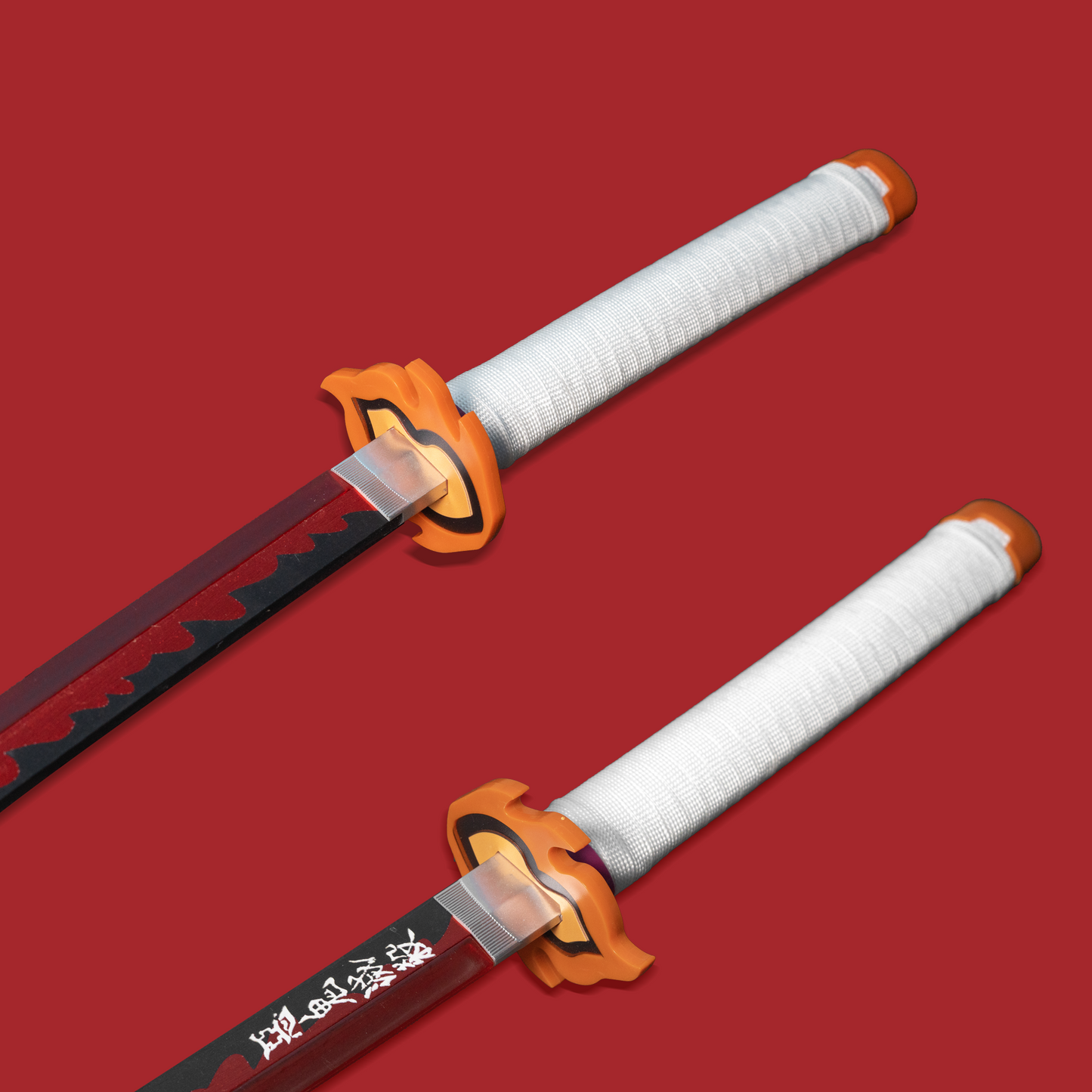 Demon Slayer Kyojuro Rengoku Neon LED Katana – 100cm Life-Size Light-Up Anime Sword for Cosplay, Display & Training | Elegant Gift for Fans, Kids, Teens & Collectors