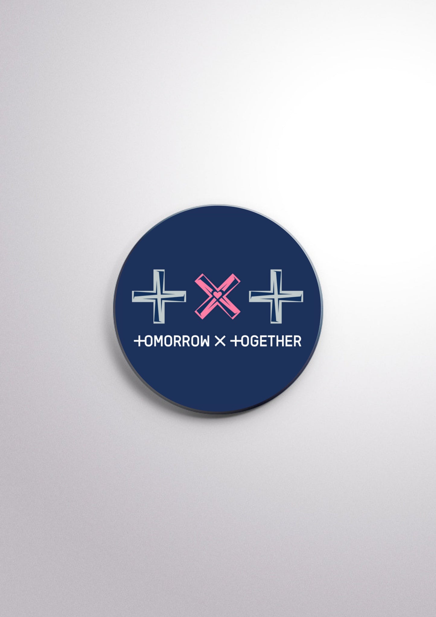 TXT Scratch-Proof Button Badge