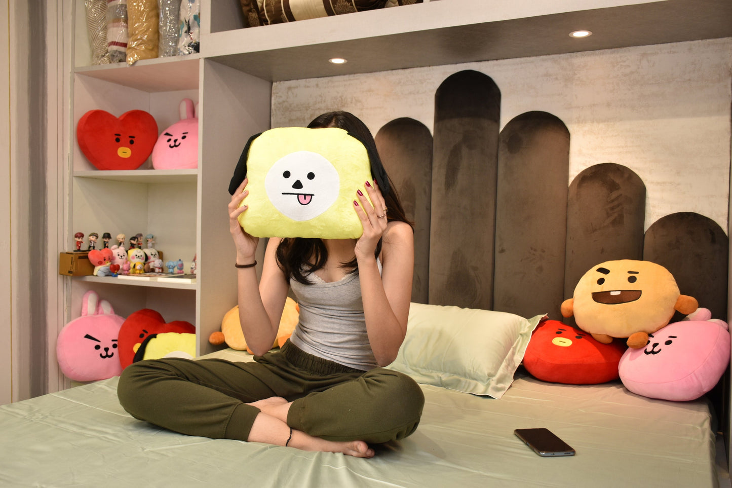 BT21 Chimmy Themed Cushion