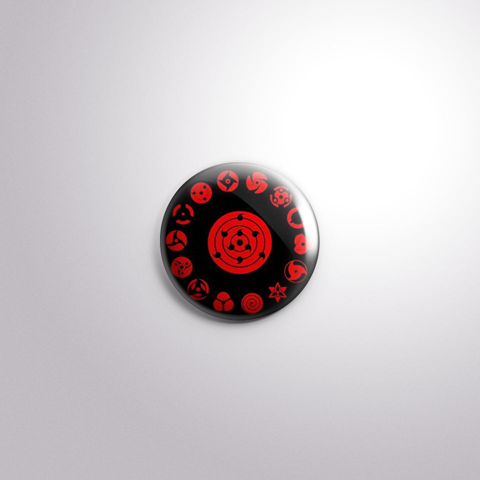 Naruto Scratch-Proof Button Badge