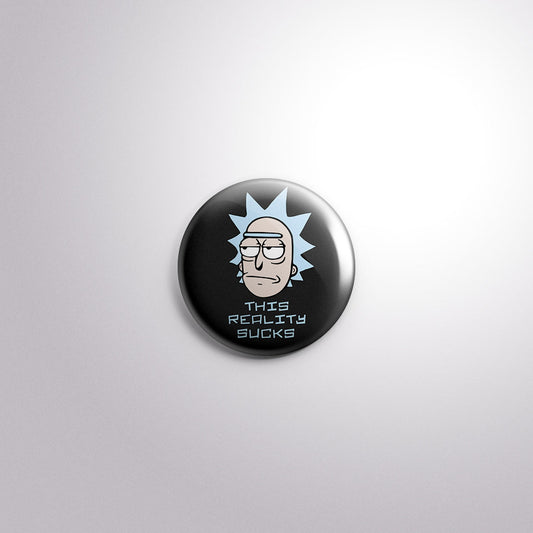 Ricky and Morty Scratch-Proof Button Badge