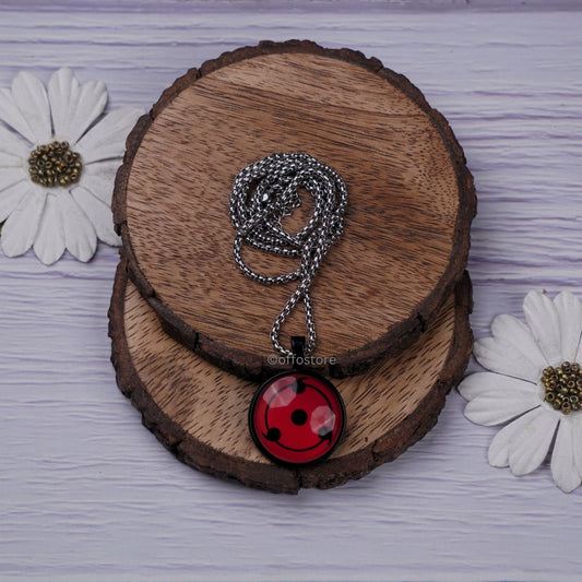 Naruto Anime Three Tomoe Sharingan Locket