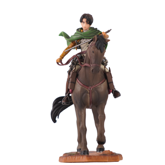 Attack On Titan Anime Levi Ackerman On Horse Action Figure