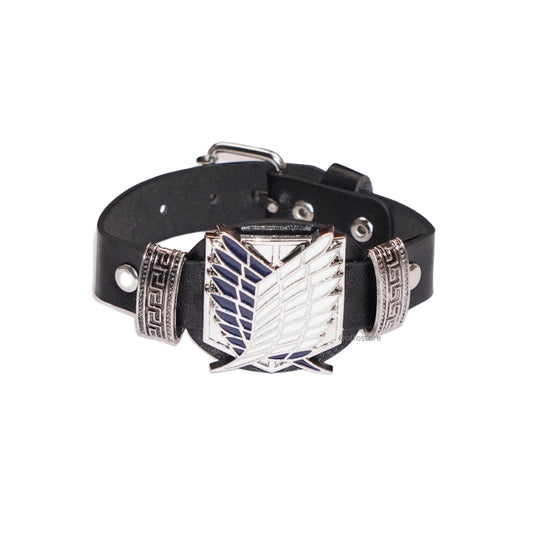 Anime:- Attack on Titan - Scouting Legion Logo Bracelet - 1