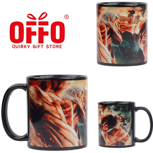 Attack on titan - Black Ceramic Mug