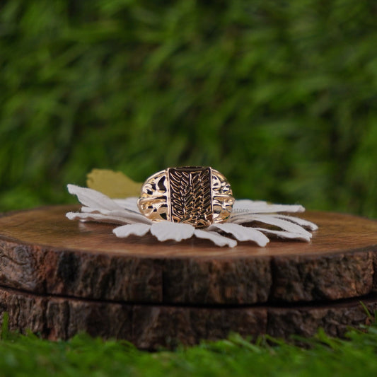 Attack On Titan Anime Wings Of Freedom Ring Gold