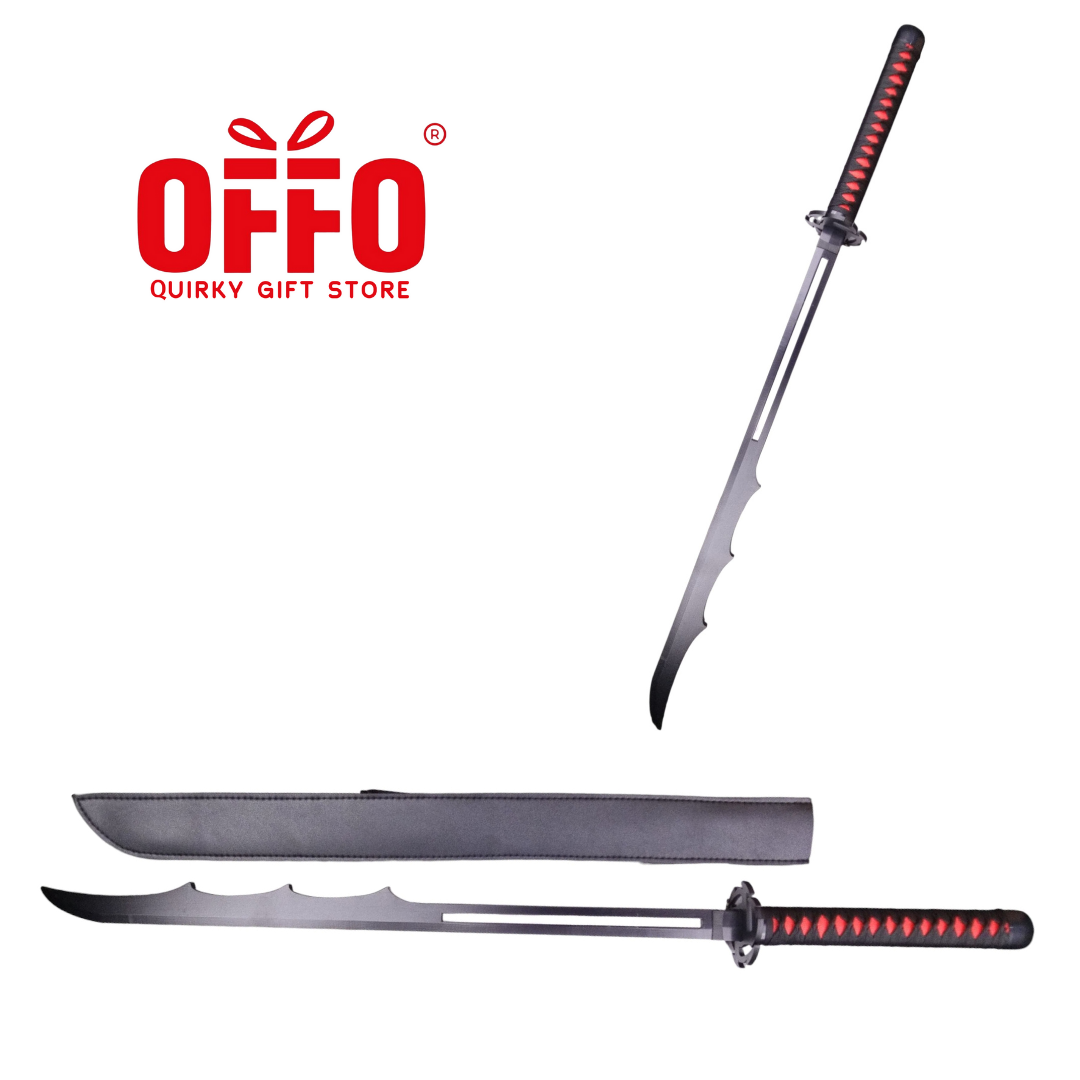 Mugetsu Zangetsu Katana Replica – 100cm Final Getsuga Tenshou Sword of Ichigo Kurosaki from Bleach