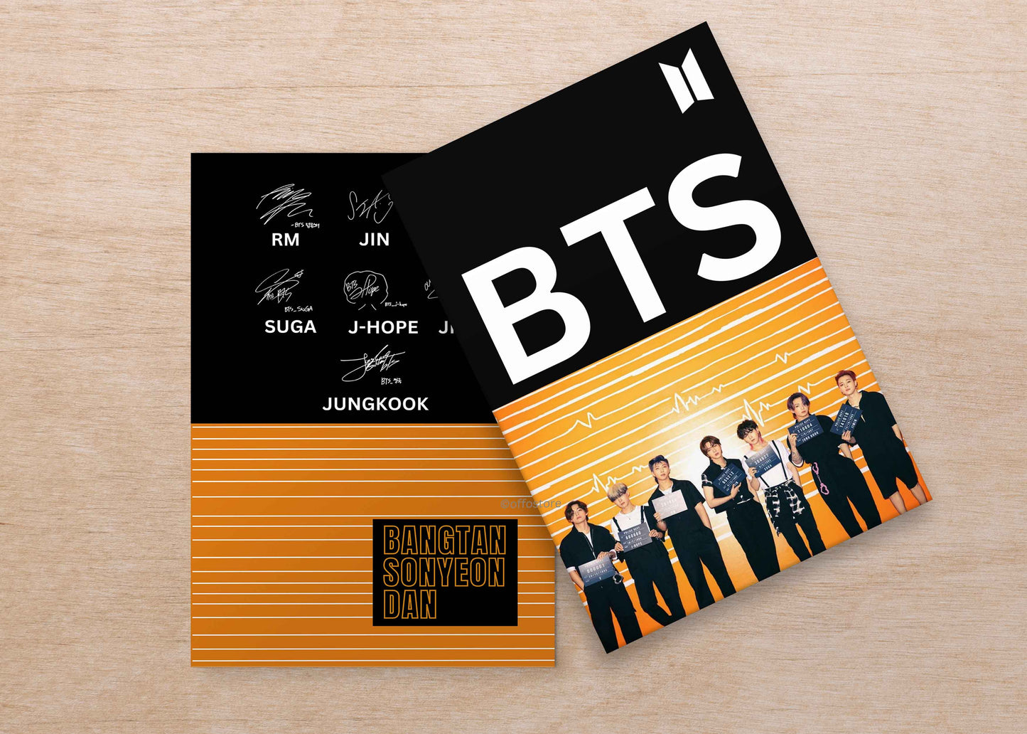 BTS Butter Velvet Finish A5 Notebook