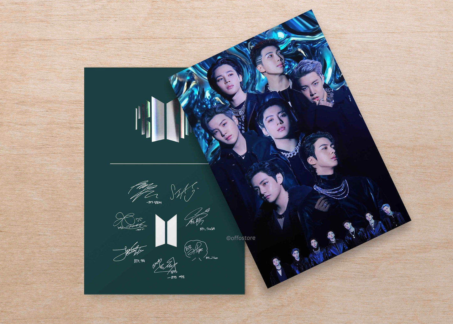 BTS Velvet Finish A5 Notebook