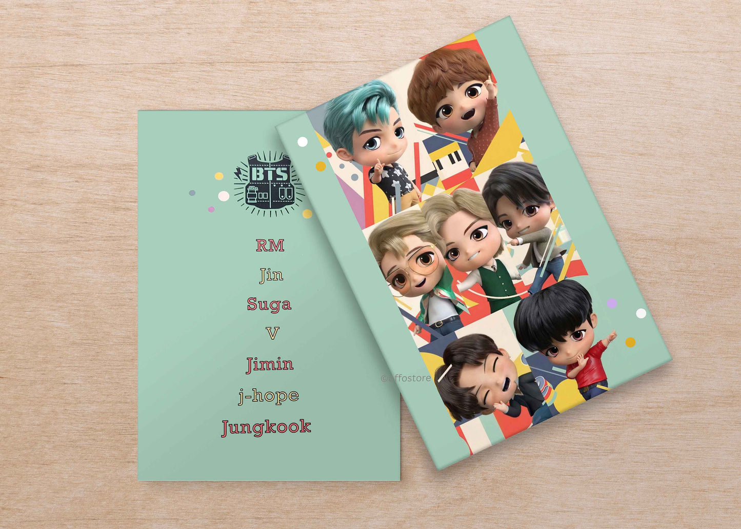 BTS Dynamite Velvet Finish A5 Notebook