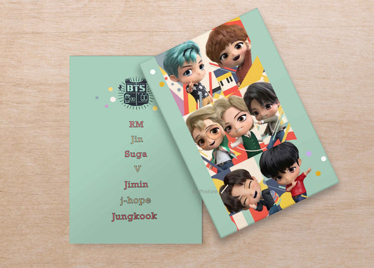 BTS Dynamite Velvet Finish A5 Notebook