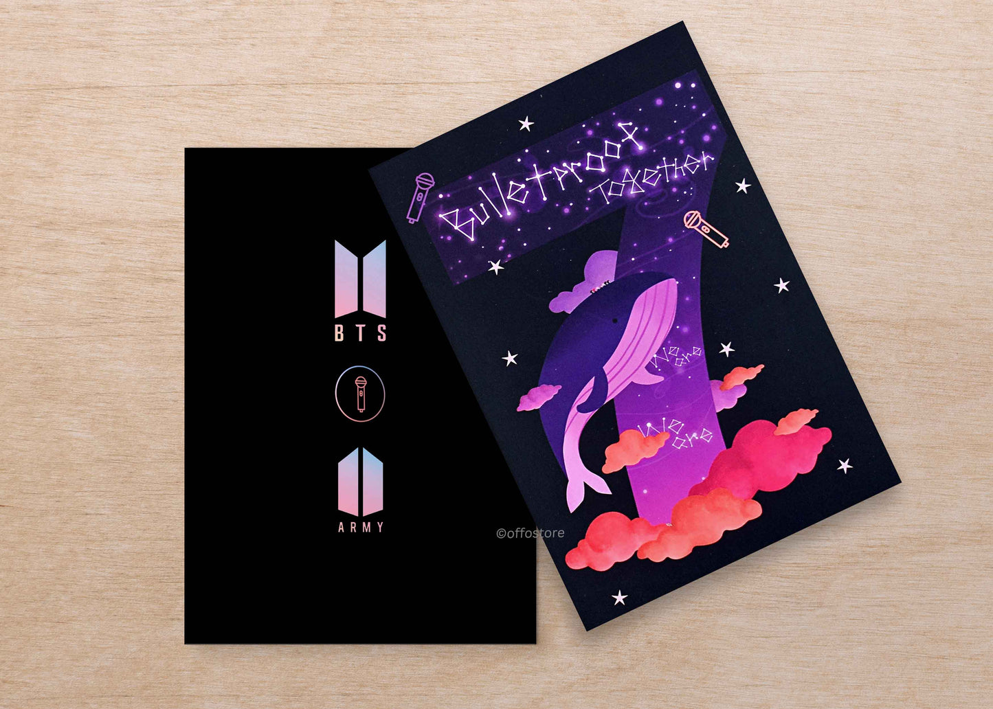 BTS Bullet Proof Velvet Finish A5 Notebook