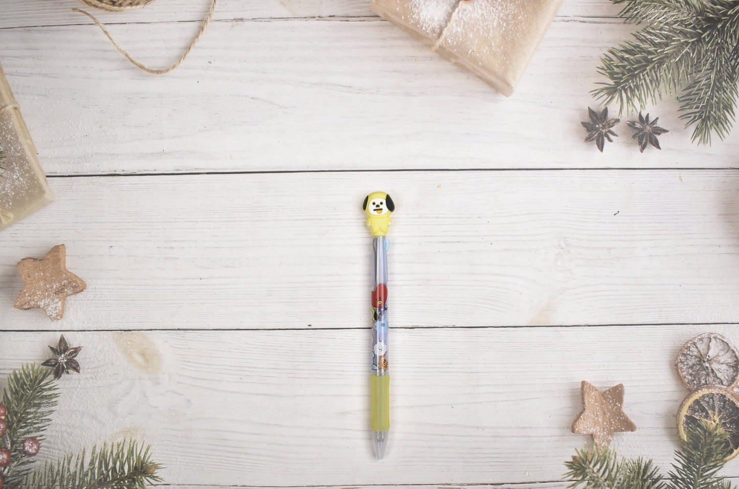 BTS BT21 Chimmy Glow In The  Dark Colored Pen