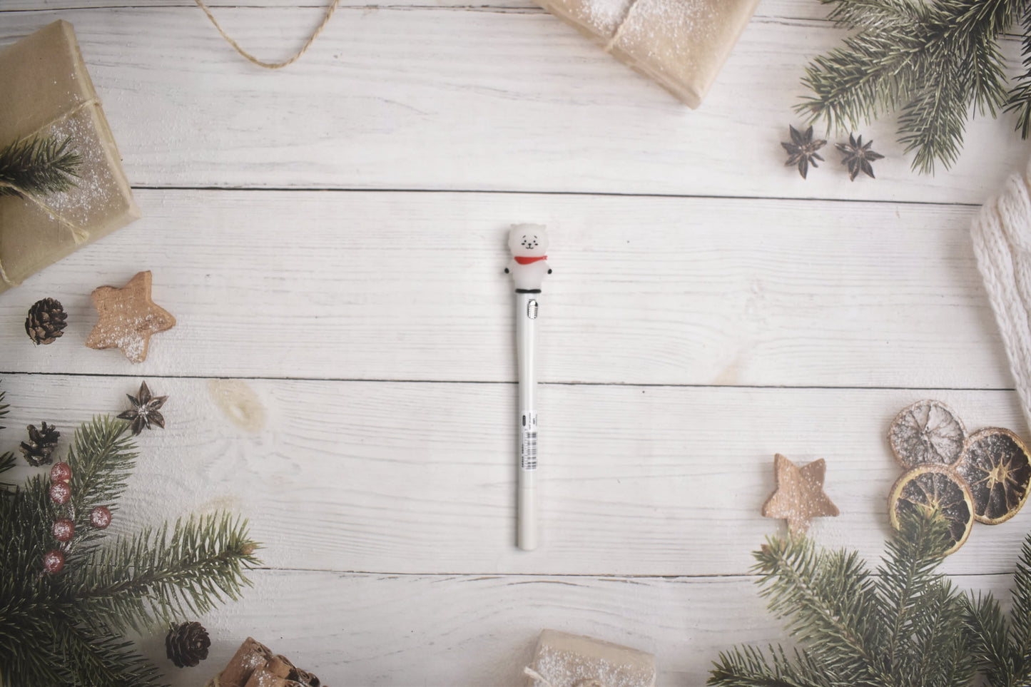 BTS BT21 RJ Glow In The  Dark Colored Pen