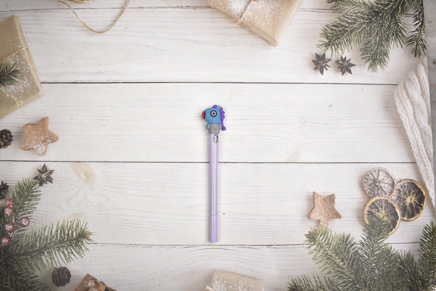 BTS BT21 Mang Glow In The  Colored Dark Pen