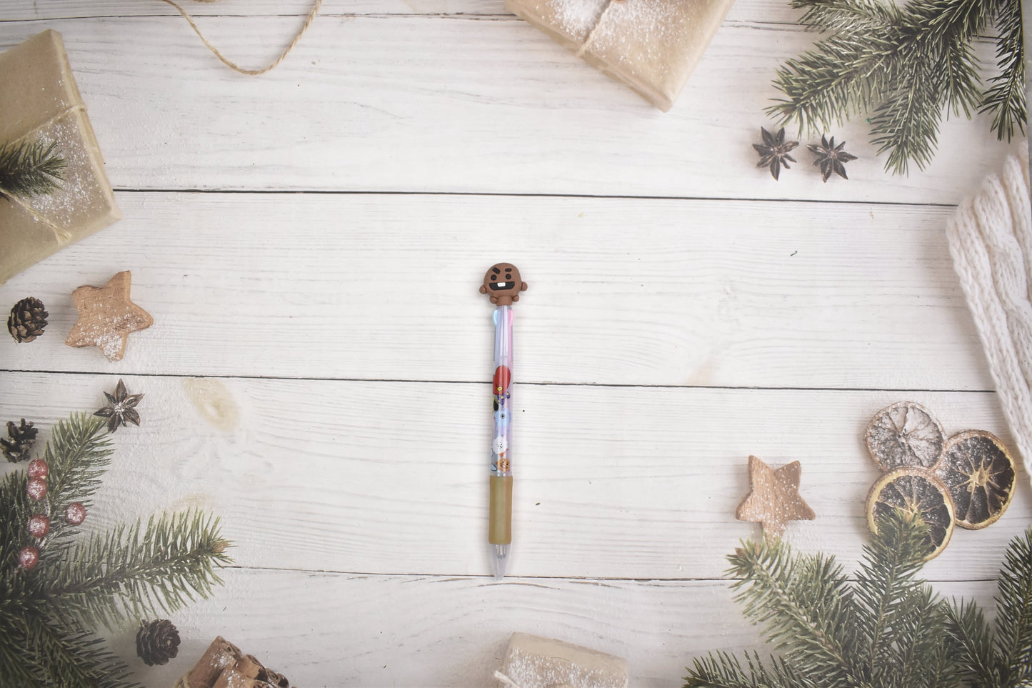 BTS BT21 Shooky 3 Colored Pen