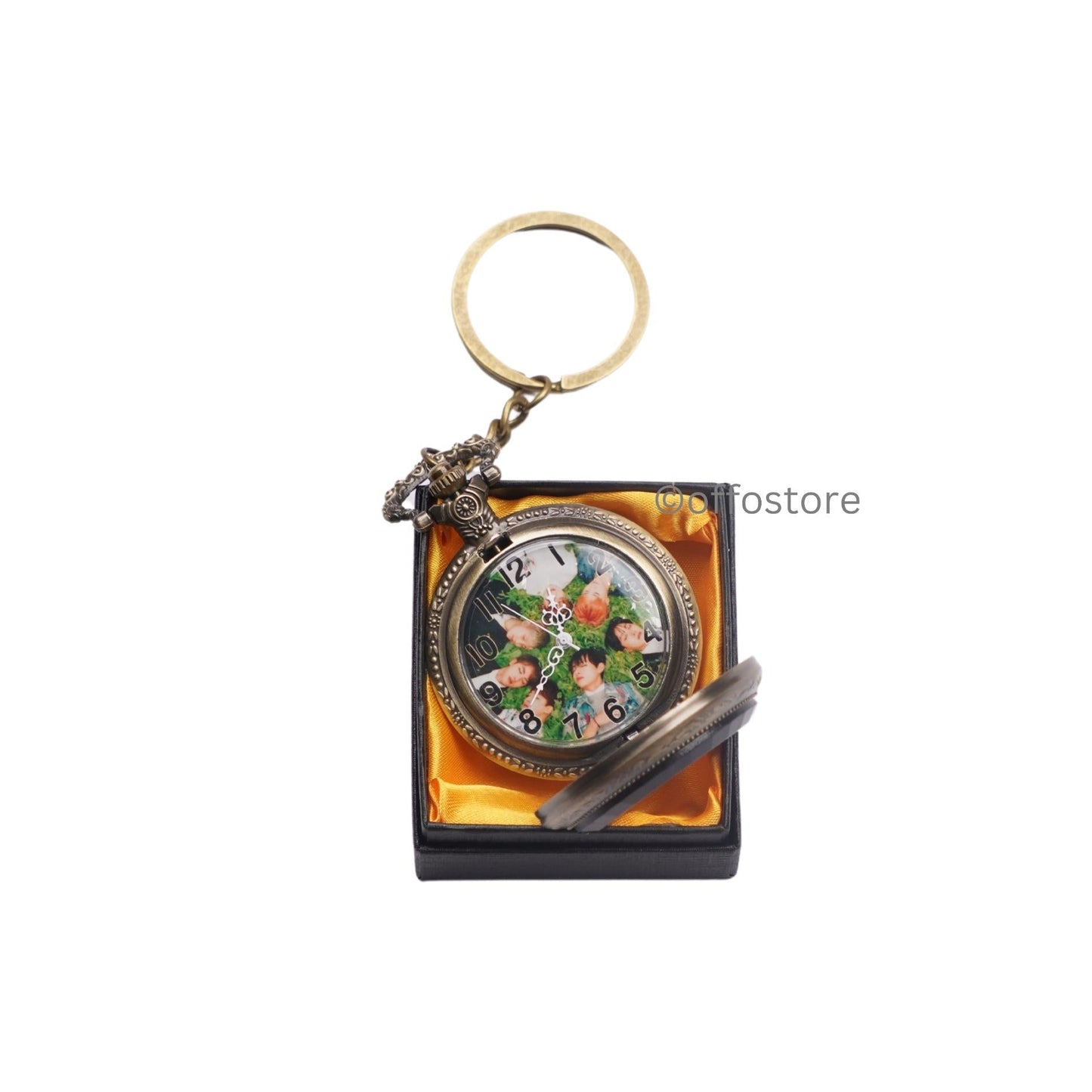 BTS Pocket Watch Keychain--1