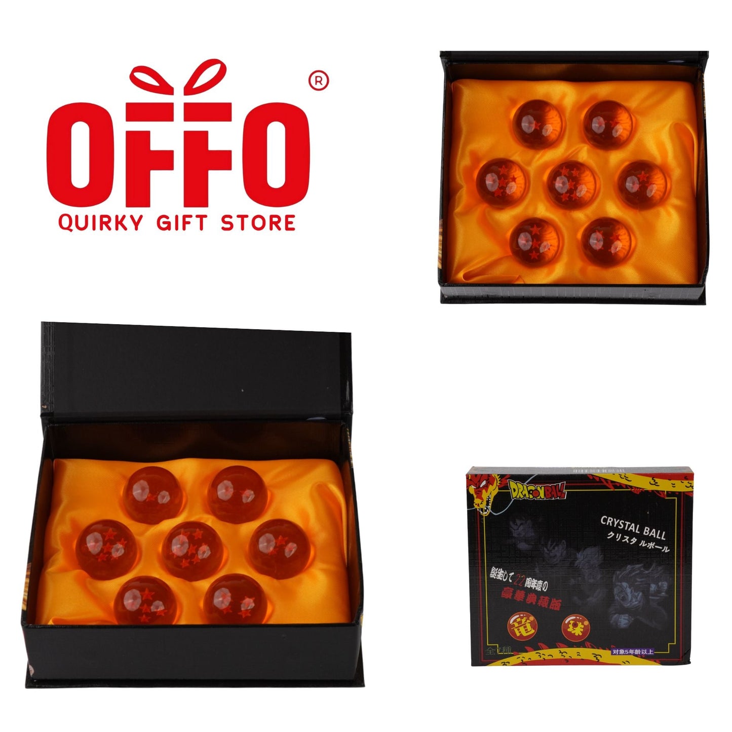 Dragon Ball Z Anime Dragon Balls Set Of 7