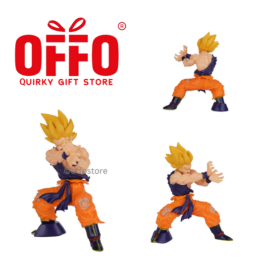 Dragon Ball Z Anime Goku Super Saiyan Kamehameha Action Figure