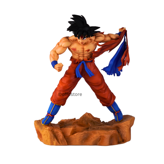 Anime Dragon Ball Z Goku tearing Clothes  Action Figure