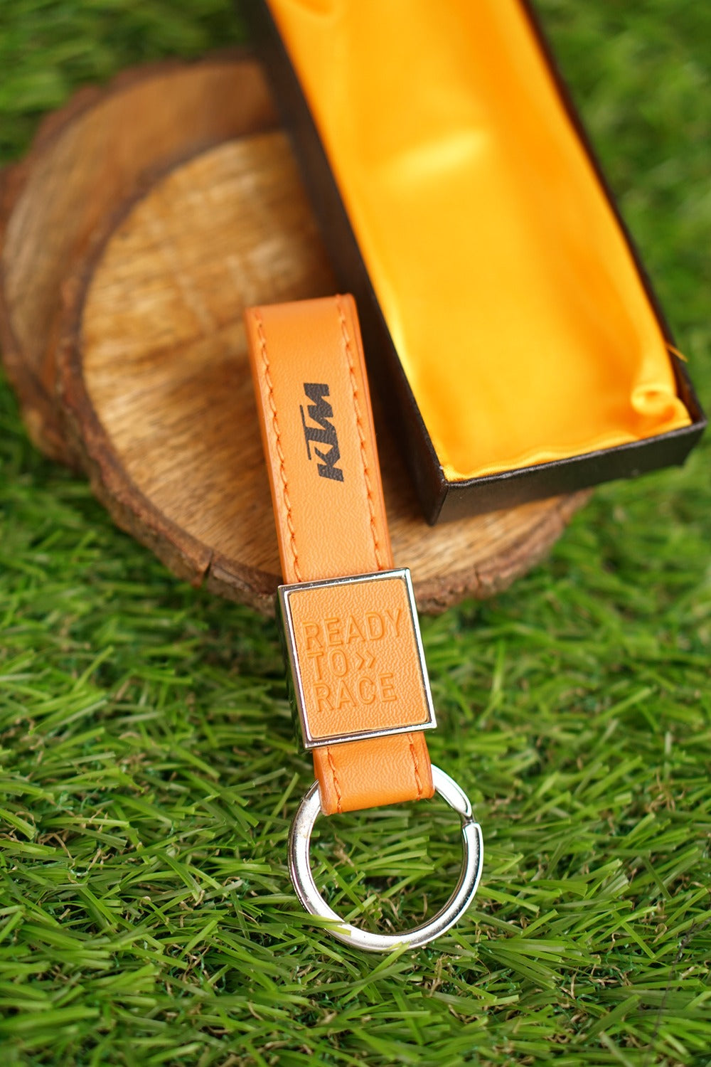 KTM Bike Leather Keychain
