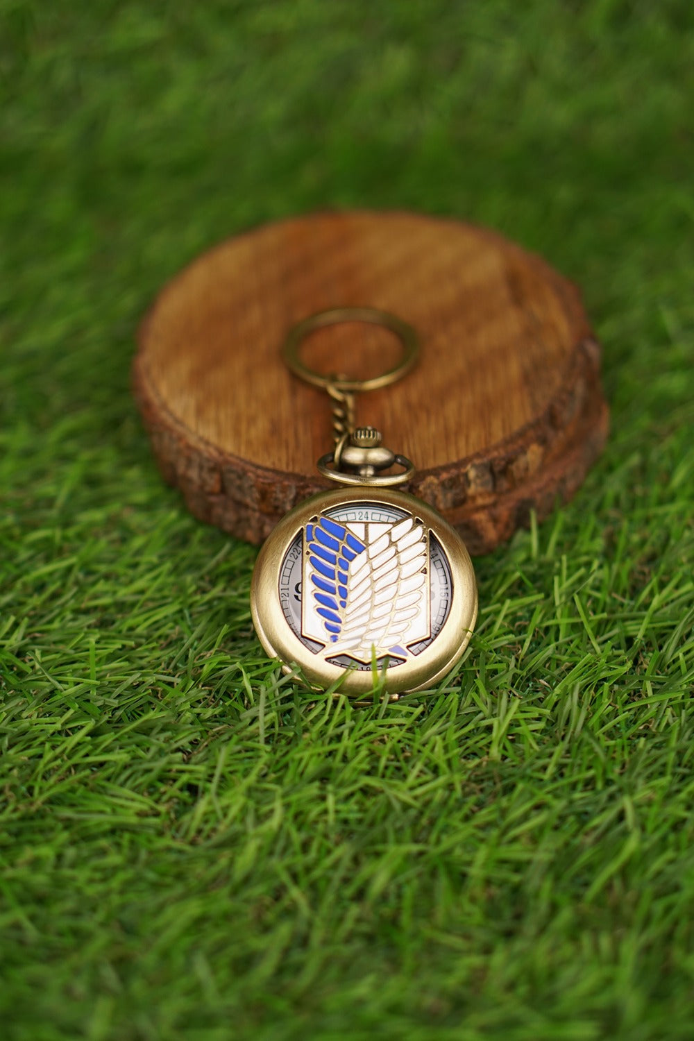 Attack on titan Pocket Watch keychain