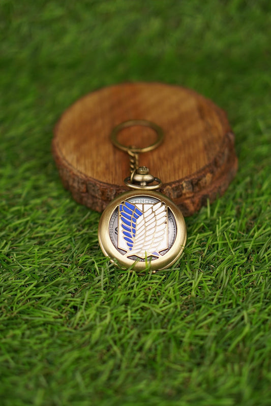 Attack on titan Pocket Watch keychain
