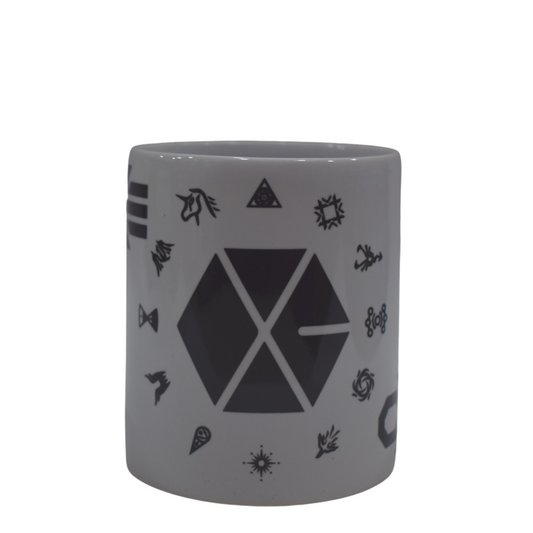 K-Pop: EXO  - White Ceramic Mug