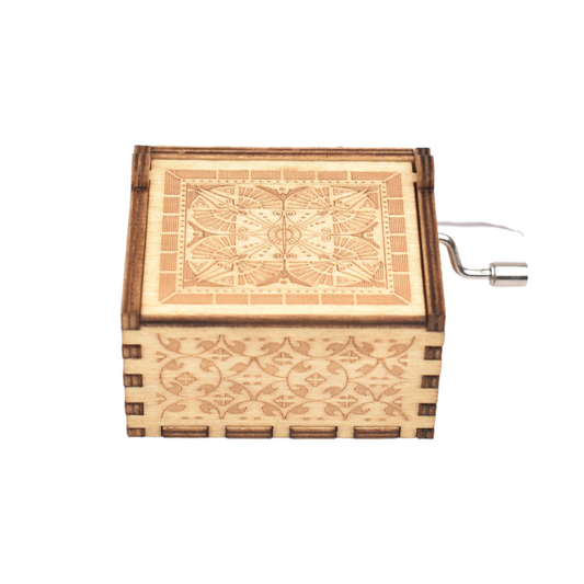 You Are My Sunshine C Wooden Hand Cranked Engraved Music Box