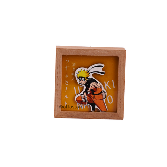 Naruto Anime Uzumaki Naruto Wooden Hand Cranked Engraved Music Box