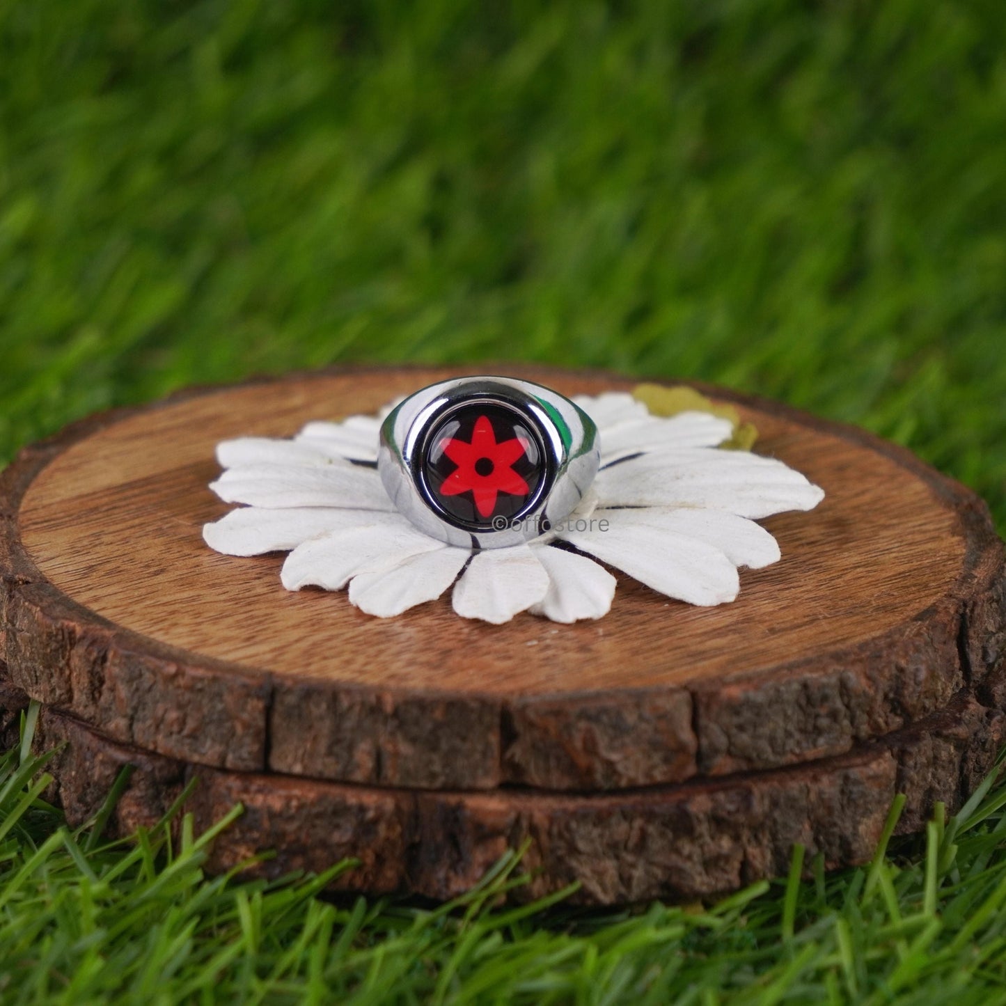 Naruto Anime Sasuke's Mangekyou Sharingan Ring