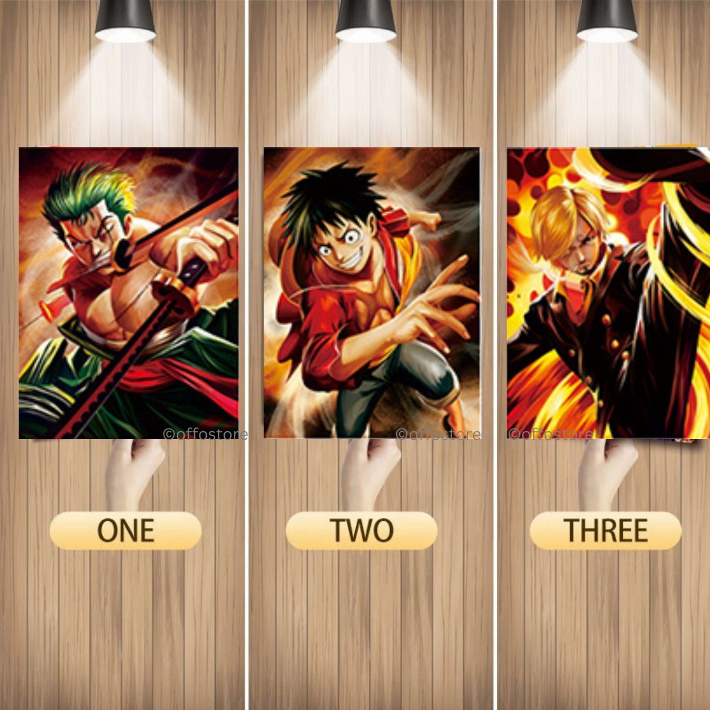 One Piece Anime 3D Poster - D