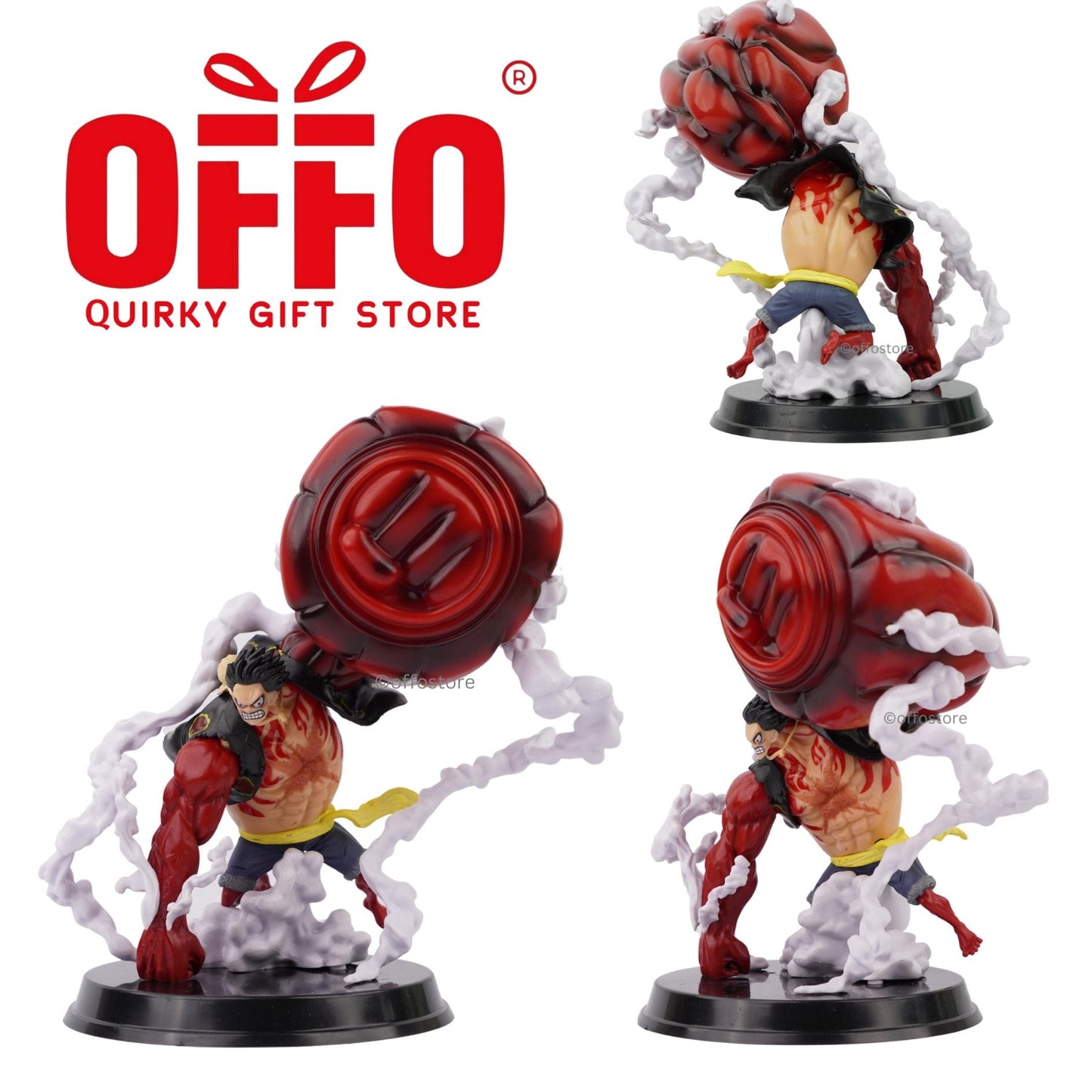 One Piece Anime - Monkey D Luffy Gear 4 Action Figure