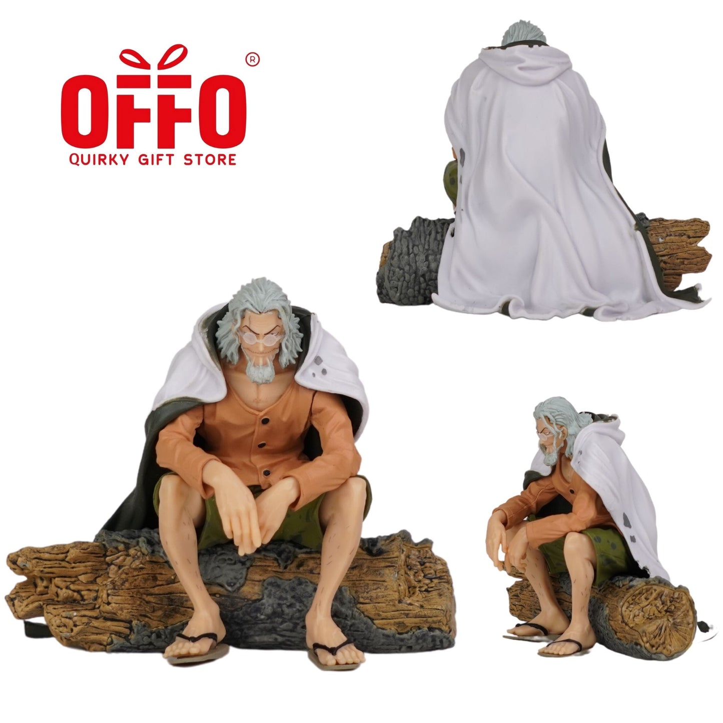 One Piece Anime Silvers Rayleigh Action Figure
