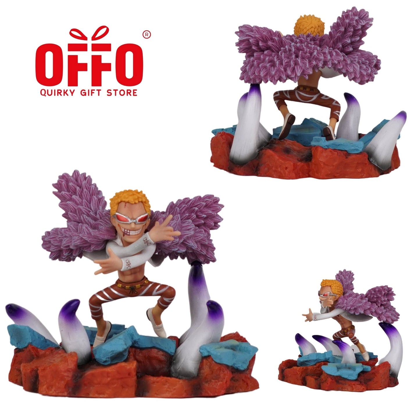 One Piece Anime Doflamingo Standing Mini Action Figure