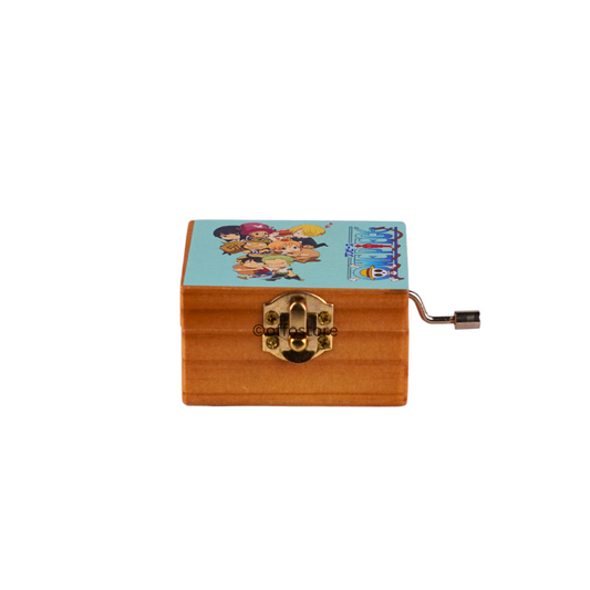 One Piece Anime Wooden Hand Cranked Engraved Music Box