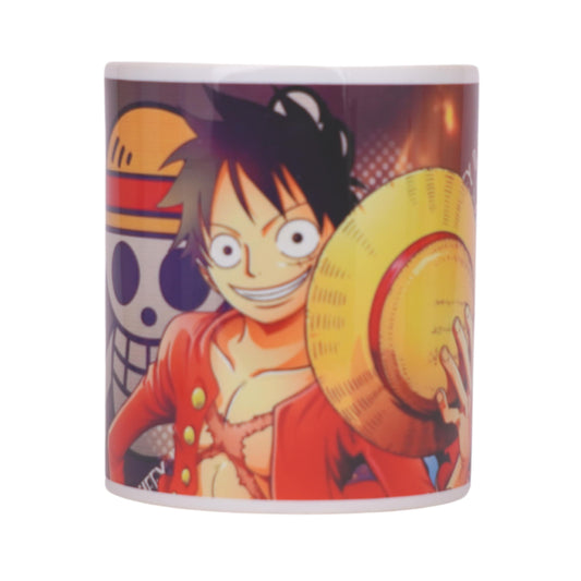 Anime: One Piece Monkey D Luffy White - Ceramic Mug