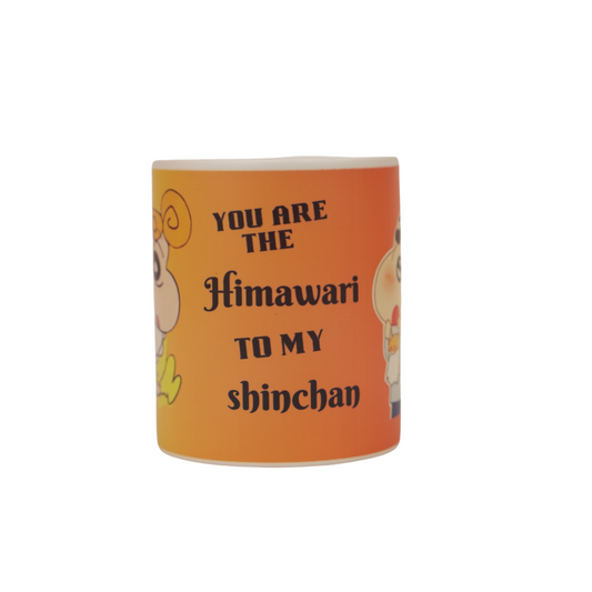 Offo® || Himawari, Shinchan Rakshabandhan White Ceramic Mug