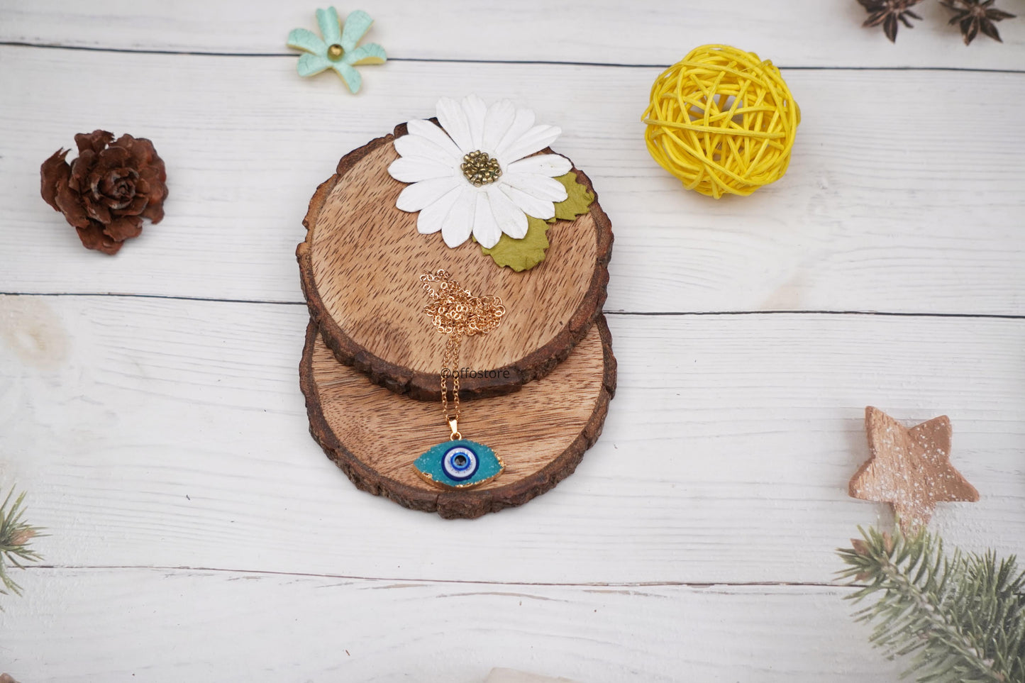 Evil Eye Rose Gold Plated Locket