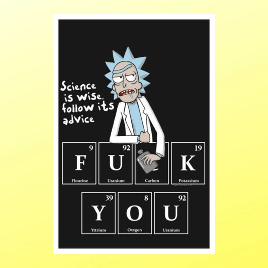 Anime Poster Rick and morty