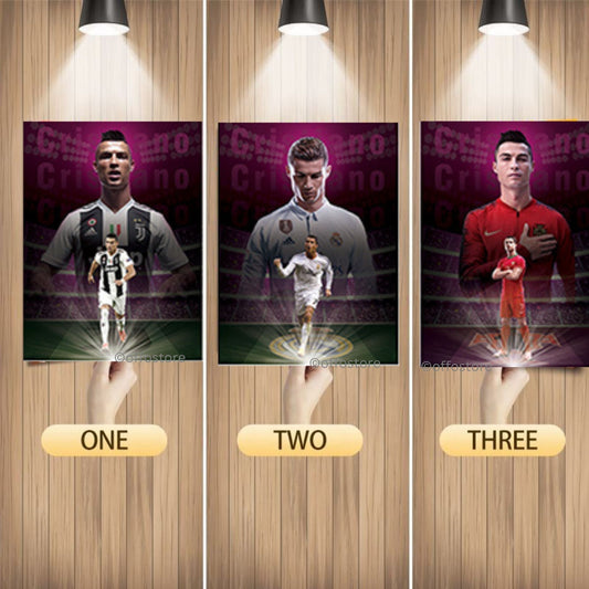 Cristiano Ronaldo 3D Poster