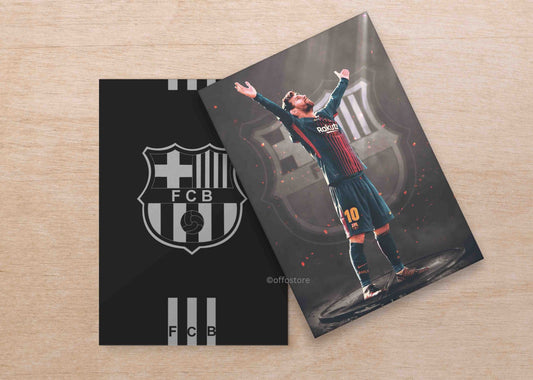 Messi Velvet Finish A5 Notebook