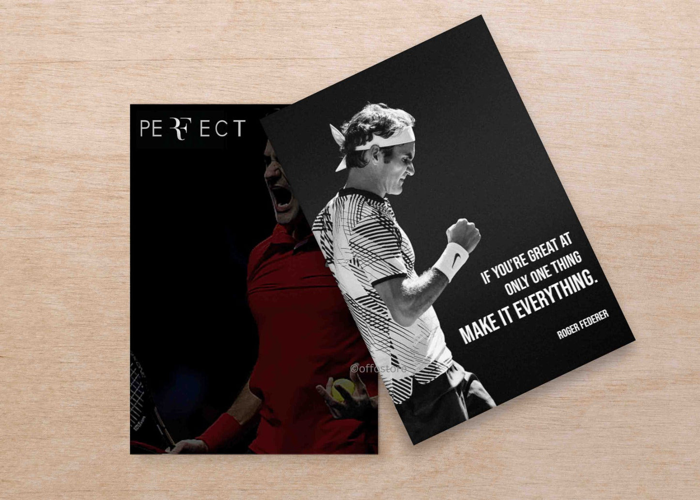 Roger Federer Velvet Finish A5 Notebook