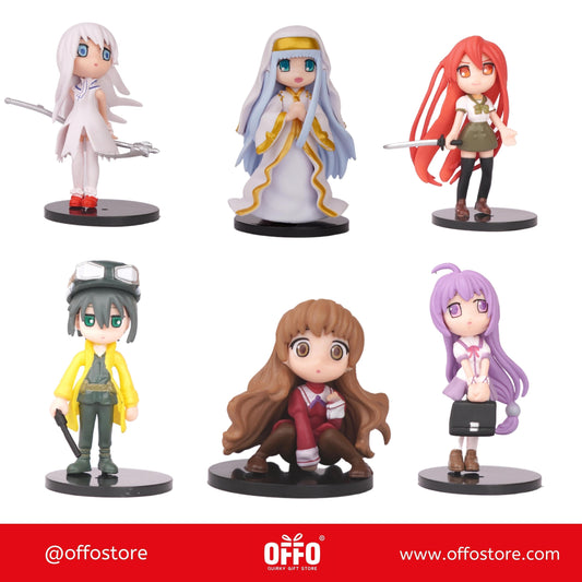 Anime: Toara Majutsu - Set of 6 Action Figures